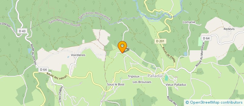 localisation de l'entreprise MONSIEUR WILLIAM JUNIAT  PALLADUC