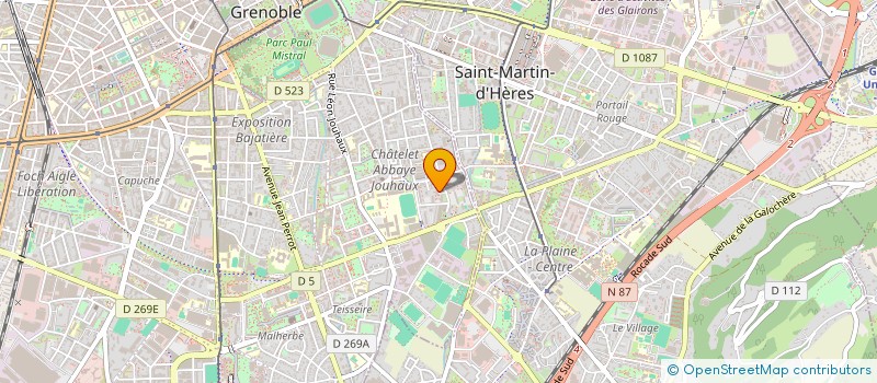 localisation de l'entreprise MONSIEUR WILLIAM JUSSI à GRENOBLE