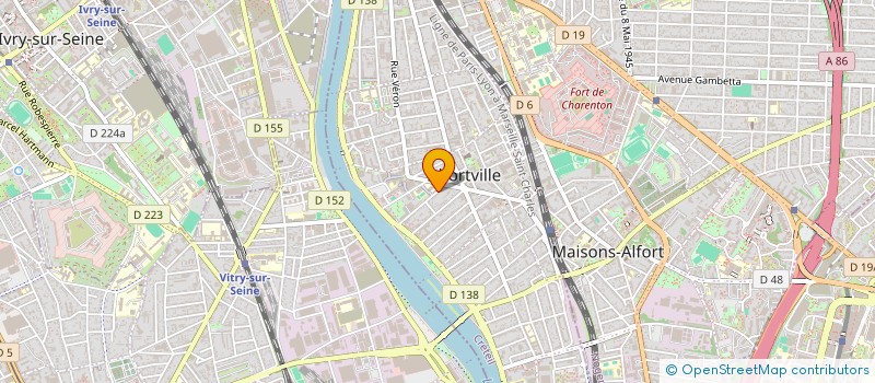 localisation de l'entreprise MONSIEUR WILLIAM KAKOUSKY à ALFORTVILLE