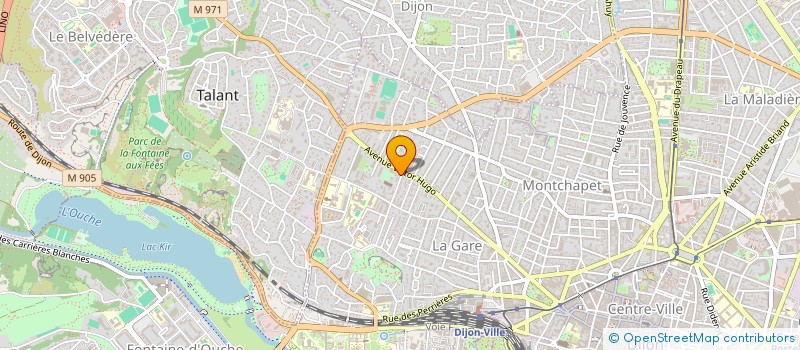 localisation de l'entreprise MONSIEUR WILLIAM KAYO à DIJON