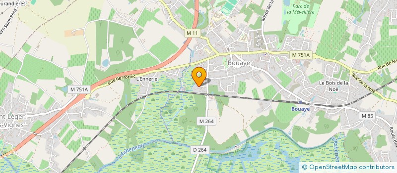 localisation de l'entreprise MONSIEUR WILLIAM KELLER  BOUAYE