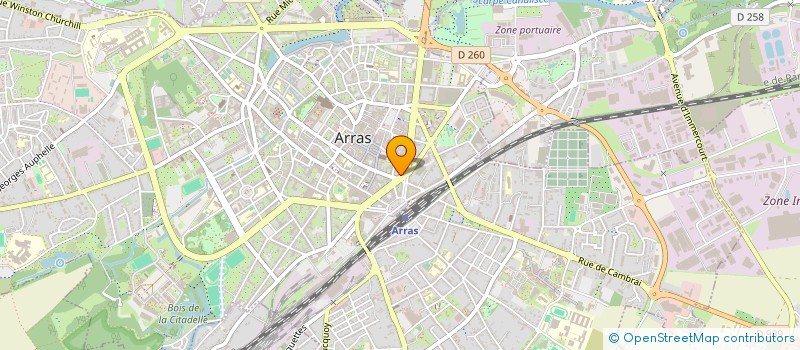 localisation de l'entreprise MONSIEUR WILLIAM KEVIN OWONA BELIBI à ARRAS