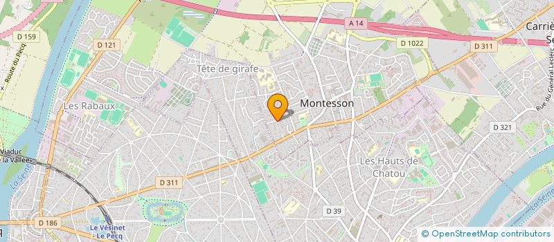 localisation de l'entreprise MONSIEUR WILLIAM KIENER  MONTESSON