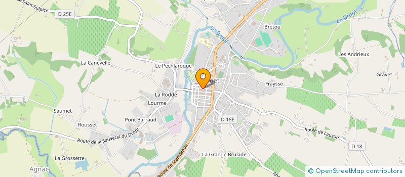 localisation de l'entreprise MONSIEUR WILLIAM KING à EYMET