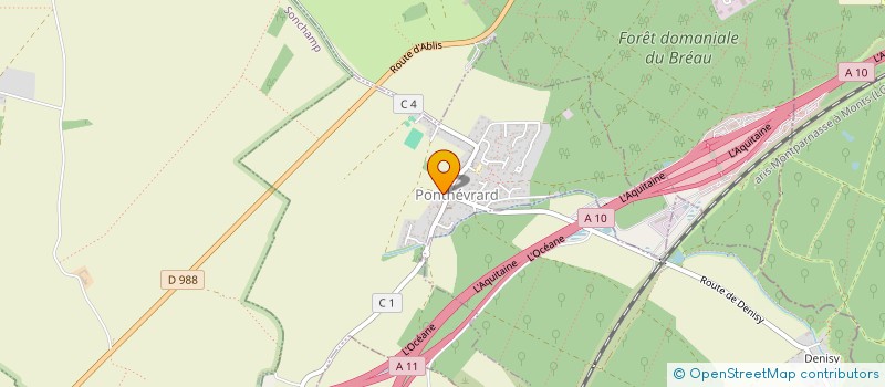 localisation de l'entreprise MONSIEUR WILLIAM KOUATER  PONTHEVRARD