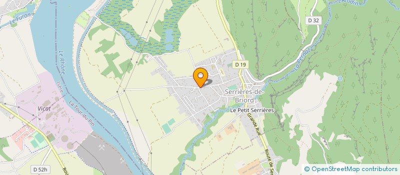 localisation de l'entreprise MONSIEUR WILLIAM LABROSSE  SERRIERES-DE-BRIORD