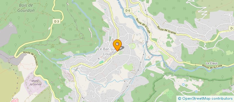 localisation de l'entreprise MONSIEUR WILLIAM LACROIX à LE BAR-SUR-LOUP