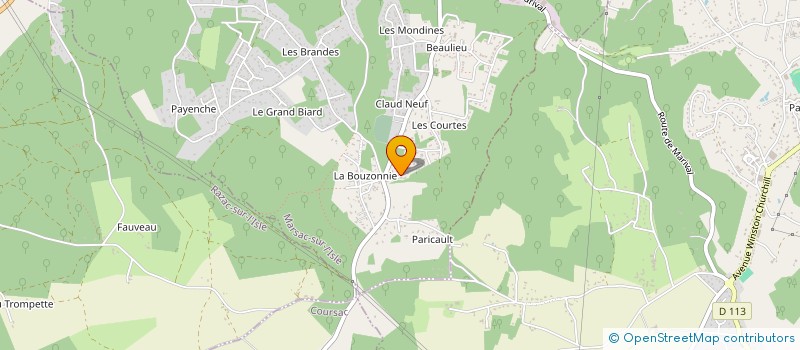 localisation de l'entreprise MONSIEUR WILLIAM LADOIRE à MARSAC-SUR-L'ISLE