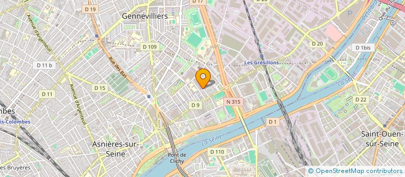 localisation de l'entreprise MONSIEUR WILLIAM LAJOIE  GENNEVILLIERS