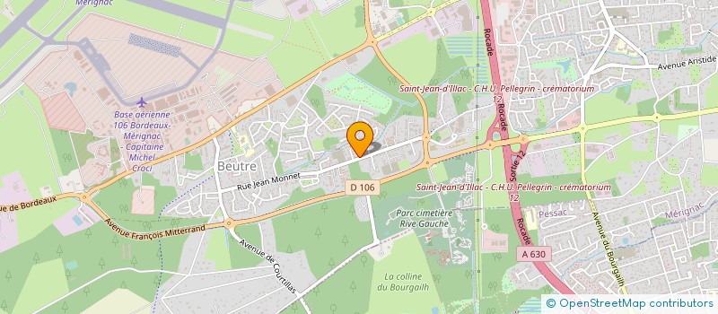 localisation de l'entreprise MONSIEUR WILLIAM LALANNE  MERIGNAC