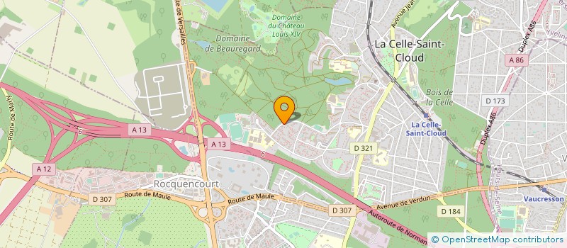 localisation de l'entreprise MONSIEUR WILLIAM LANGE  LA CELLE-SAINT-CLOUD