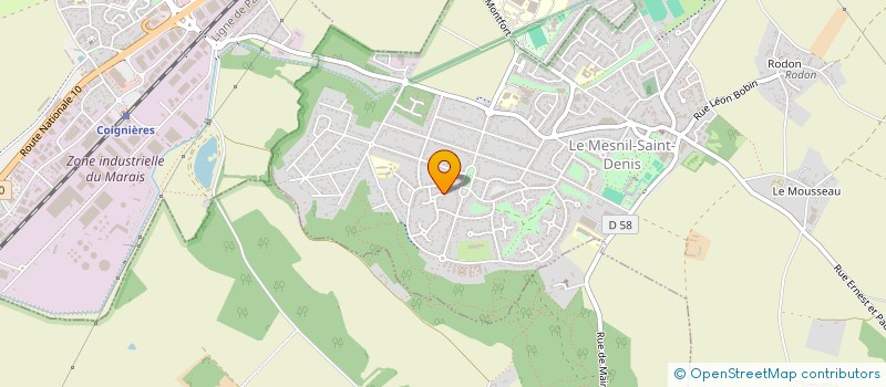 localisation de l'entreprise MONSIEUR WILLIAM LANGELAAN  LE MESNIL-SAINT-DENIS