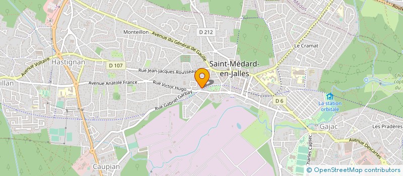 localisation de l'entreprise MONSIEUR WILLIAM LARQUEY à SAINT-MEDARD-EN-JALLES