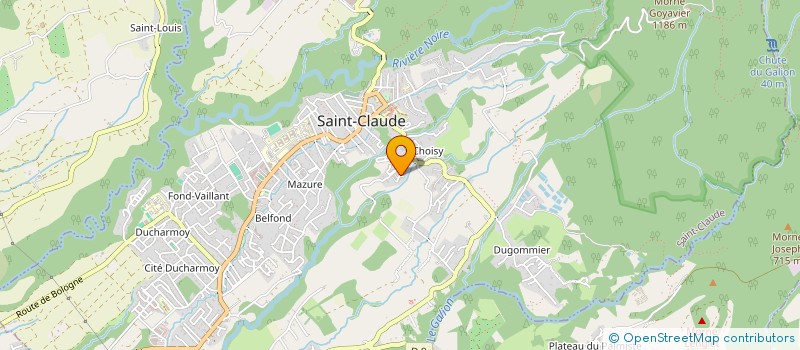 localisation de l'entreprise MONSIEUR WILLIAM LAUPEN à SAINT-CLAUDE