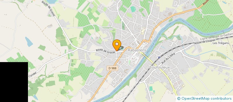 localisation de l'entreprise MONSIEUR WILLIAM LAUZERAL  RABASTENS