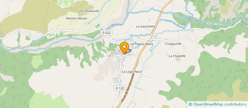 localisation de l'entreprise MONSIEUR WILLIAM LAVENIR  MARCOUX