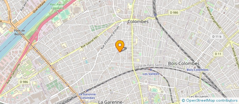 localisation de l'entreprise MONSIEUR WILLIAM LAVI à COLOMBES
