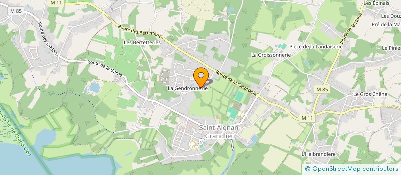 localisation de l'entreprise MONSIEUR WILLIAM LE GALL  SAINT-AIGNAN-GRANDLIEU