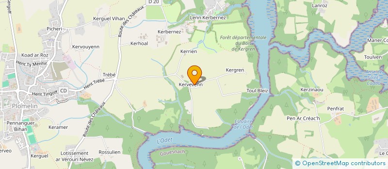 localisation de l'entreprise MONSIEUR WILLIAM LE QUEAU  PLOMELIN