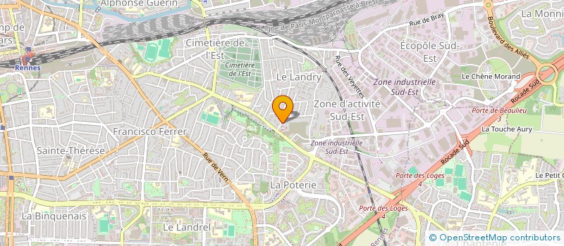 localisation de l'entreprise MONSIEUR WILLIAM LE TALLEC à RENNES