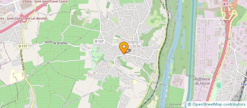 localisation de l'entreprise MONSIEUR WILLIAM LEBRAUD  IRIGNY