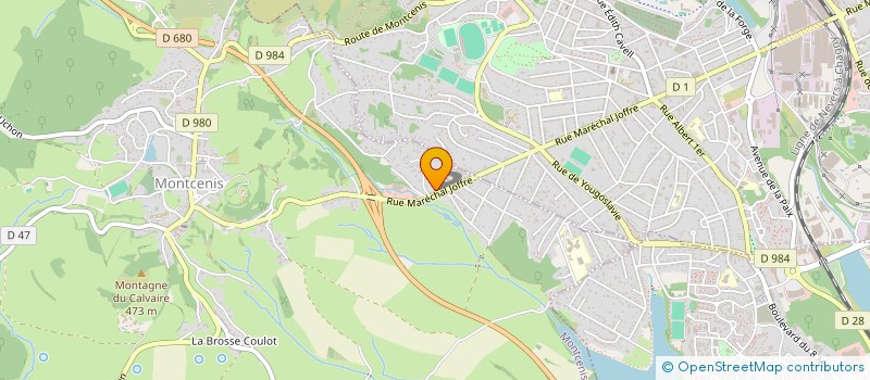 localisation de l'entreprise MONSIEUR WILLIAM LECAT  MONTCENIS