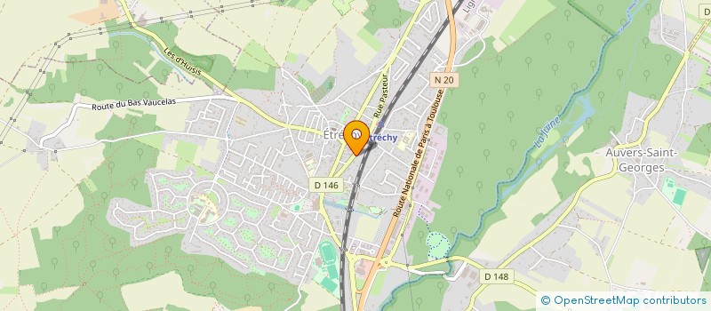 localisation de l'entreprise MONSIEUR WILLIAM LECLERC  ETRECHY