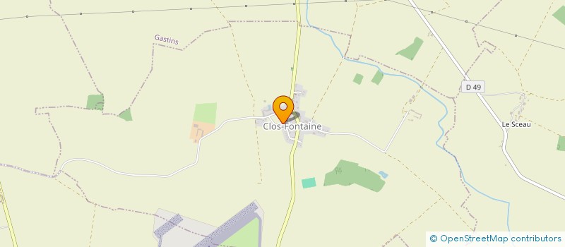 localisation de l'entreprise MONSIEUR WILLIAM LECONTE  CLOS-FONTAINE