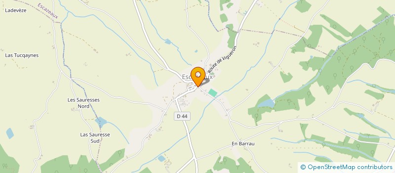 localisation de l'entreprise MONSIEUR WILLIAM LEFEBVRE  ESCAZEAUX