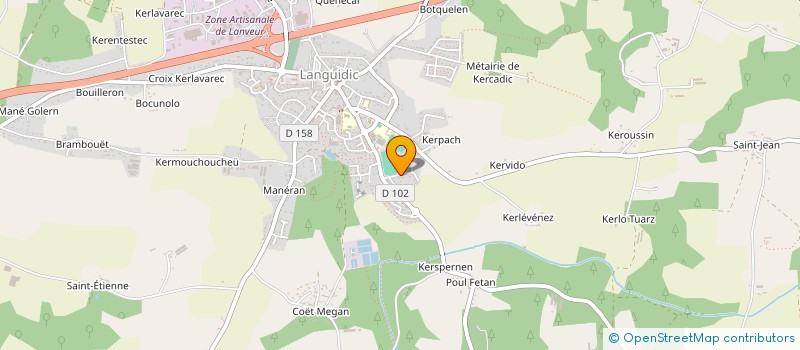 localisation de l'entreprise MONSIEUR WILLIAM LEGROS  LANGUIDIC