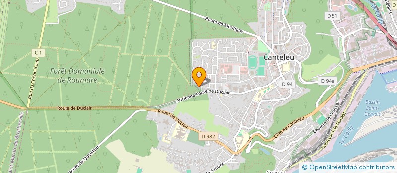 localisation de l'entreprise MONSIEUR WILLIAM LEGUILLON  CANTELEU