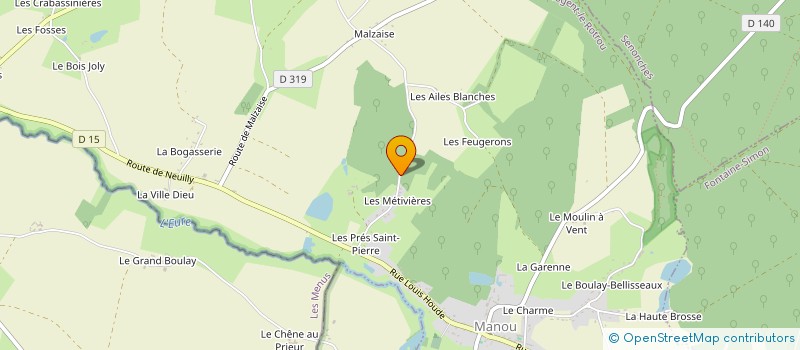 localisation de l'entreprise MONSIEUR WILLIAM LEJAULT à MANOU