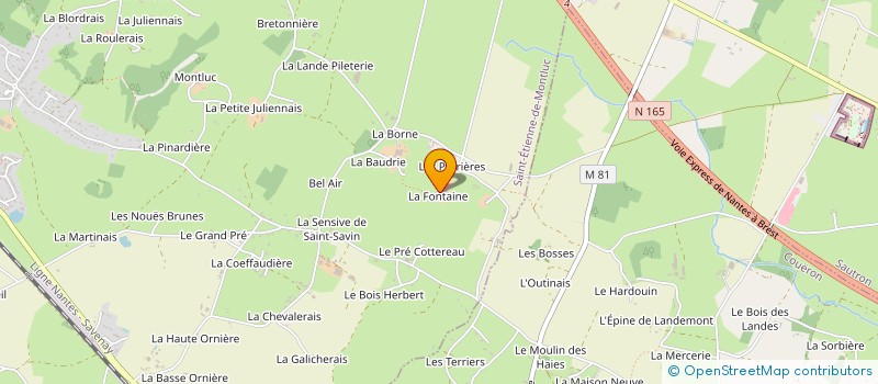 localisation de l'entreprise MONSIEUR WILLIAM LEMARIE  SAINT-ETIENNE-DE-MONTLUC