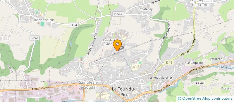 localisation de l'entreprise MONSIEUR WILLIAM LENFANT  LA TOUR-DU-PIN