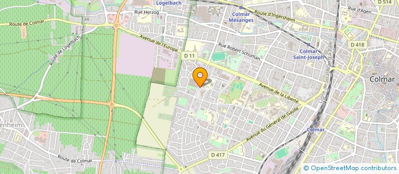 localisation de l'entreprise MONSIEUR WILLIAM LEO  COLMAR