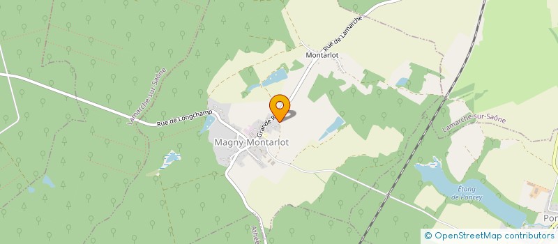 localisation de l'entreprise MONSIEUR WILLIAM LEROY  MAGNY-MONTARLOT