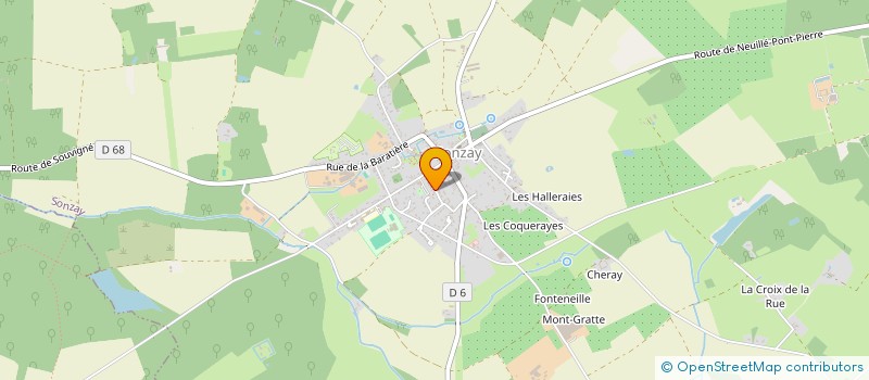 localisation de l'entreprise MONSIEUR WILLIAM LESAGE  SONZAY