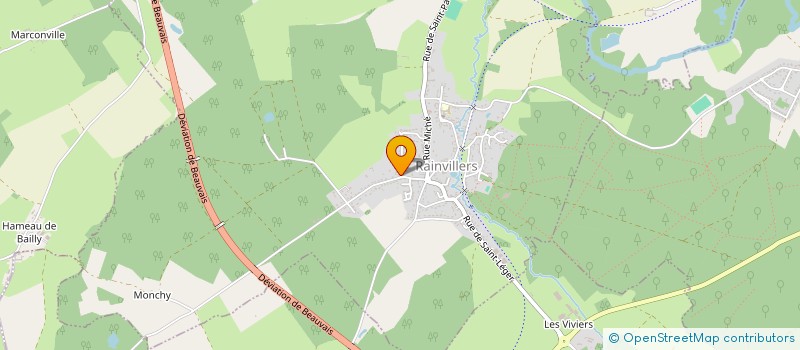 localisation de l'entreprise MONSIEUR WILLIAM LESDEMA  RAINVILLERS