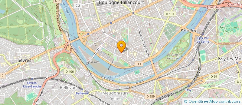 localisation de l'entreprise MONSIEUR WILLIAM LEVY à BOULOGNE-BILLANCOURT