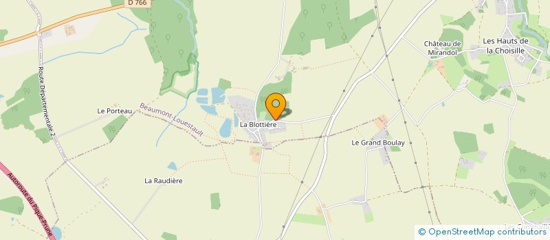 localisation de l'entreprise MONSIEUR WILLIAM LIN à BEAUMONT-LOUESTAULT