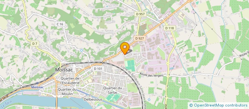 localisation de l'entreprise MONSIEUR WILLIAM LIONETTI  MOISSAC