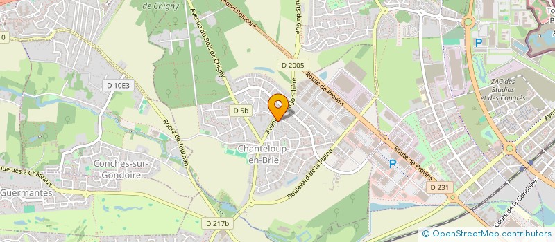 localisation de l'entreprise MONSIEUR WILLIAM LISBOA  CROISSY-BEAUBOURG