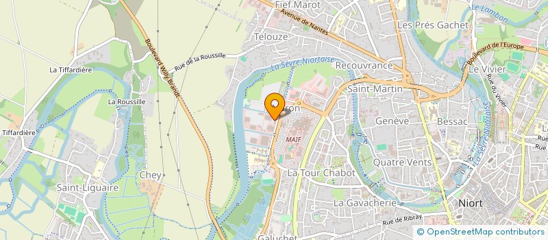 localisation de l'entreprise MONSIEUR WILLIAM LOISEAU à NIORT