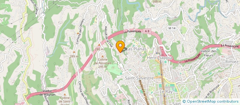 localisation de l'entreprise MONSIEUR WILLIAM LOPES  NICE