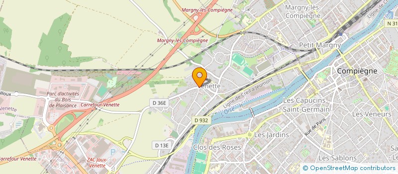 localisation de l'entreprise MONSIEUR WILLIAM LOPES FIGUEIREDO  VENETTE