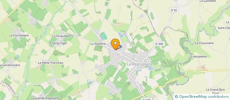 localisation de l'entreprise MONSIEUR WILLIAM LOUBIER à LA REGRIPPIERE