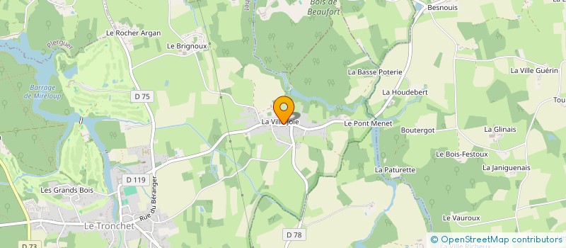 localisation de l'entreprise MONSIEUR WILLIAM LOUIS  LE TRONCHET