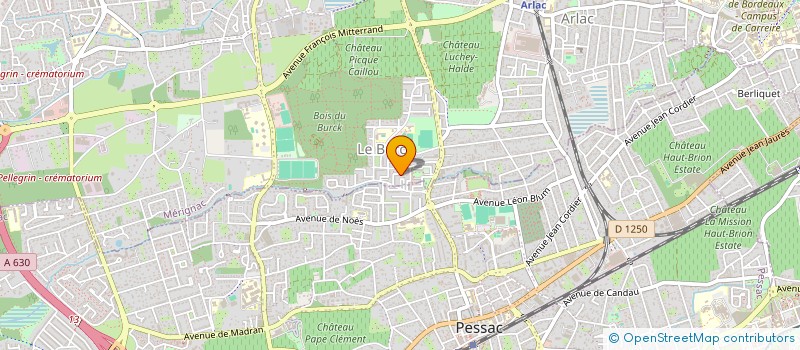 localisation de l'entreprise MONSIEUR WILLIAM LOUIS SERINE  MERIGNAC