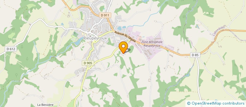 localisation de l'entreprise MONSIEUR WILLIAM LOUPIAS  LE BAS SEGALA