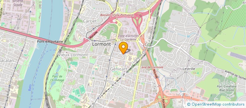 localisation de l'entreprise MONSIEUR WILLIAM LOUR à LORMONT